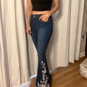 Embroidered Jeans